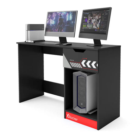 Octane 110cm Gaming Desk with Drawer - Red