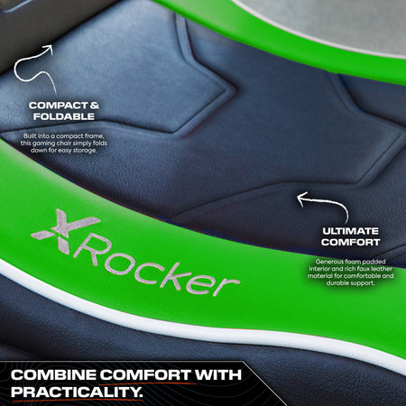 Shadow 2.0 Floor Rocker Gaming Chair - Green