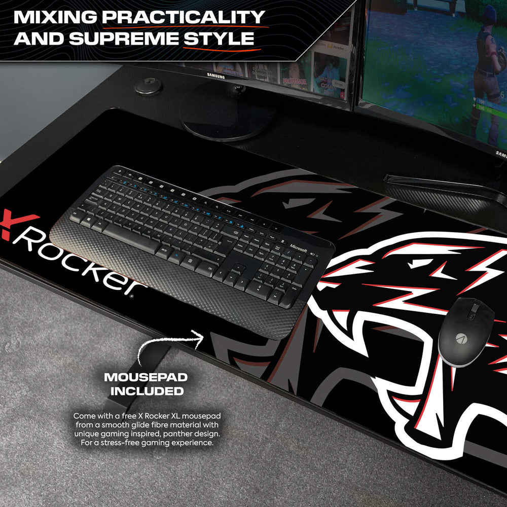 Panther XL 115cm Ambi Reversible L-Shape Corner Gaming Desk