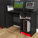 Octane 110cm Gaming Desk with Drawer - Red