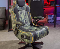 Covert Ops 2.1 Bluetooth Pedestal Gaming Chair – Camo