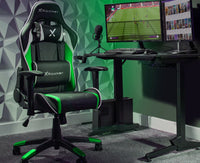 Agility Compact eSports Gaming Chair for Juniors - Green